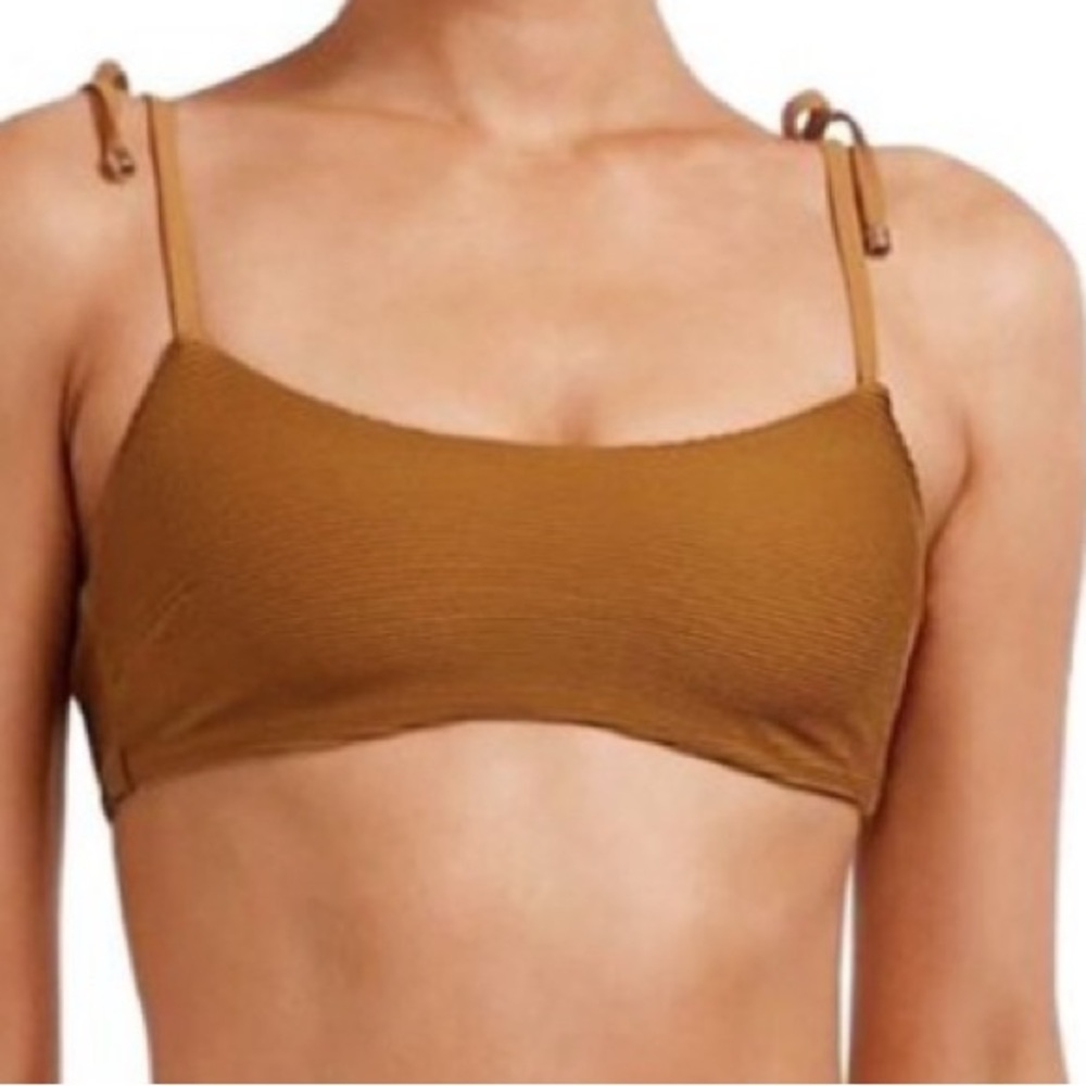 Vitamin A BELLA AMBER Bikini Top XS Tie Swim